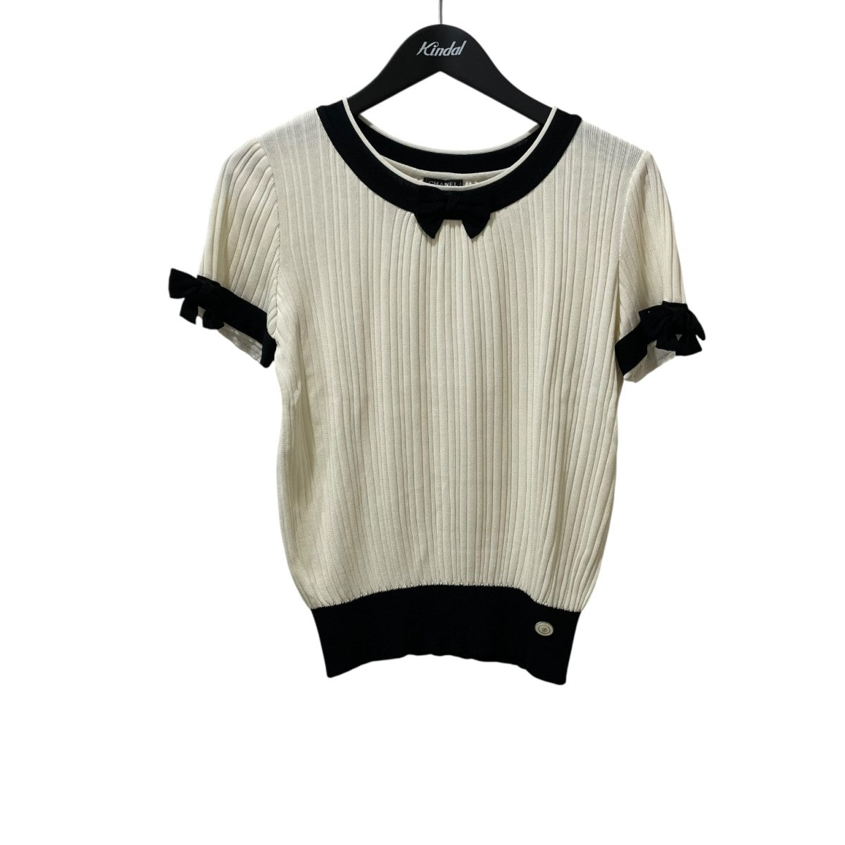 CHANEL(シャネル) ココマーク 半袖 リブニットP47915K06128