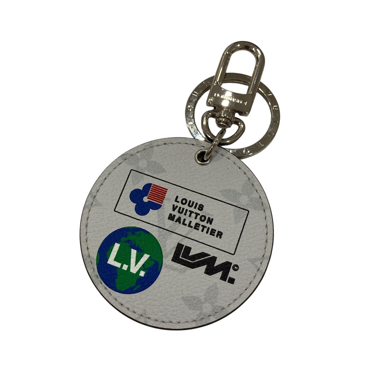 LOUIS VUITTON ポルトクレ ラウンド モノグラムキーホルダー LOUIS