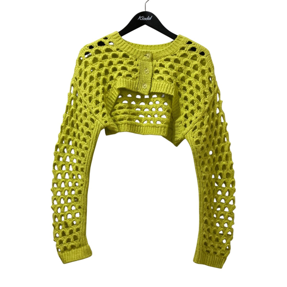 アルベロ　トップス Velor Mesh Lace Up Tshirt - SALE