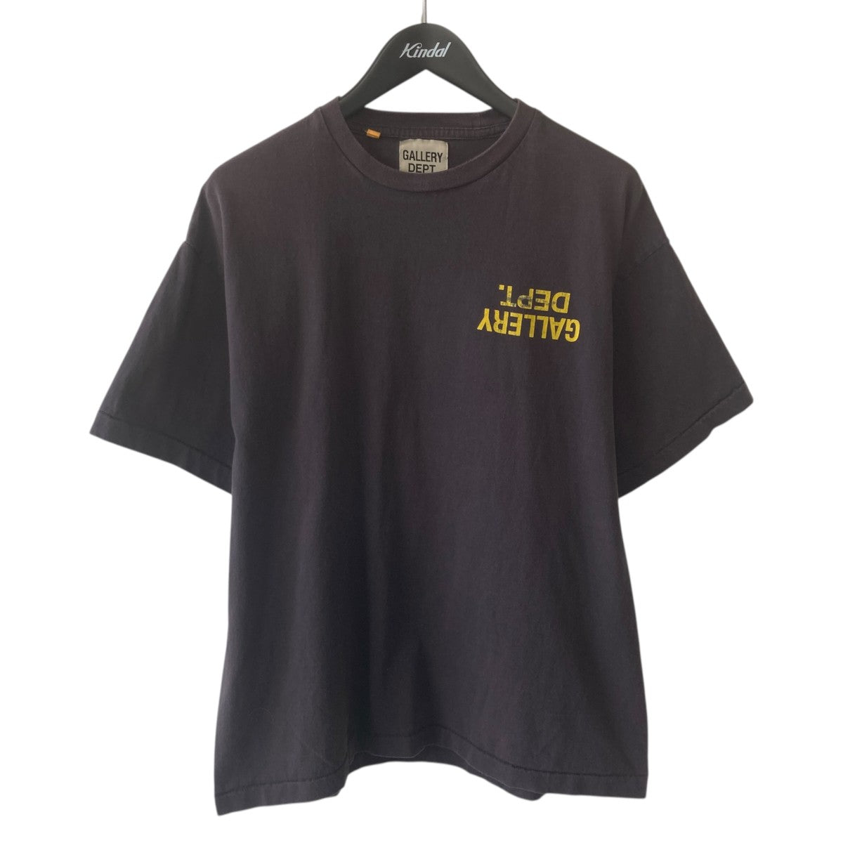 GALLERY DEPT(ギャラリー デプト) 反転ロゴTシャツ ブラウン サイズ L 