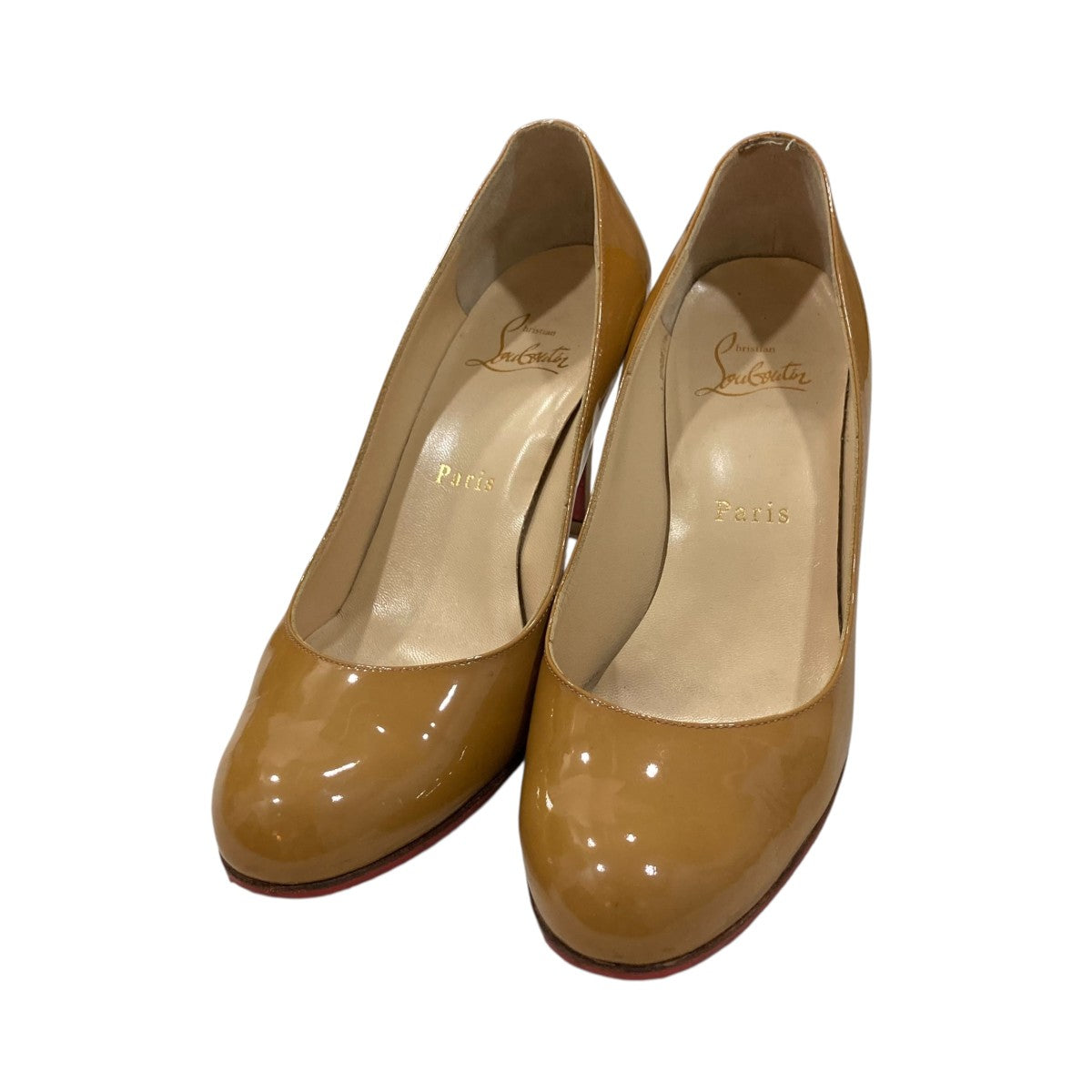 Christian Louboutin(クリスチャンルブタン) パンプス イエロー×レッド 