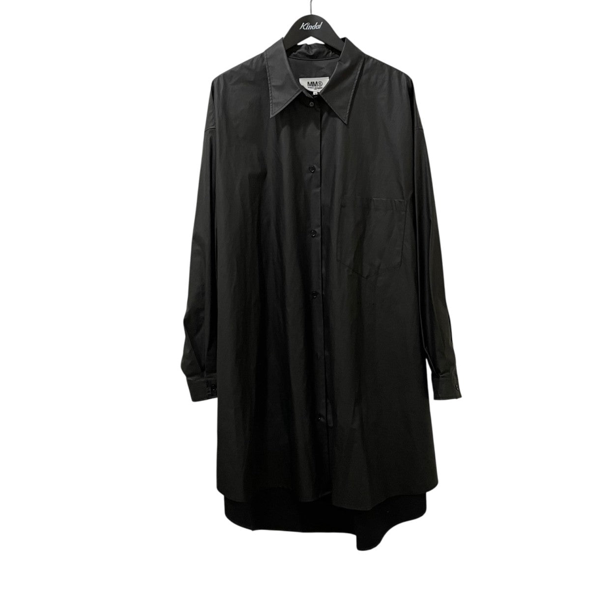 Maison Margiela 4ステッチ バンドカラーシャツワンピース マント Maison Margiela 4ステッチ バンドカラーシャツワンピース マント