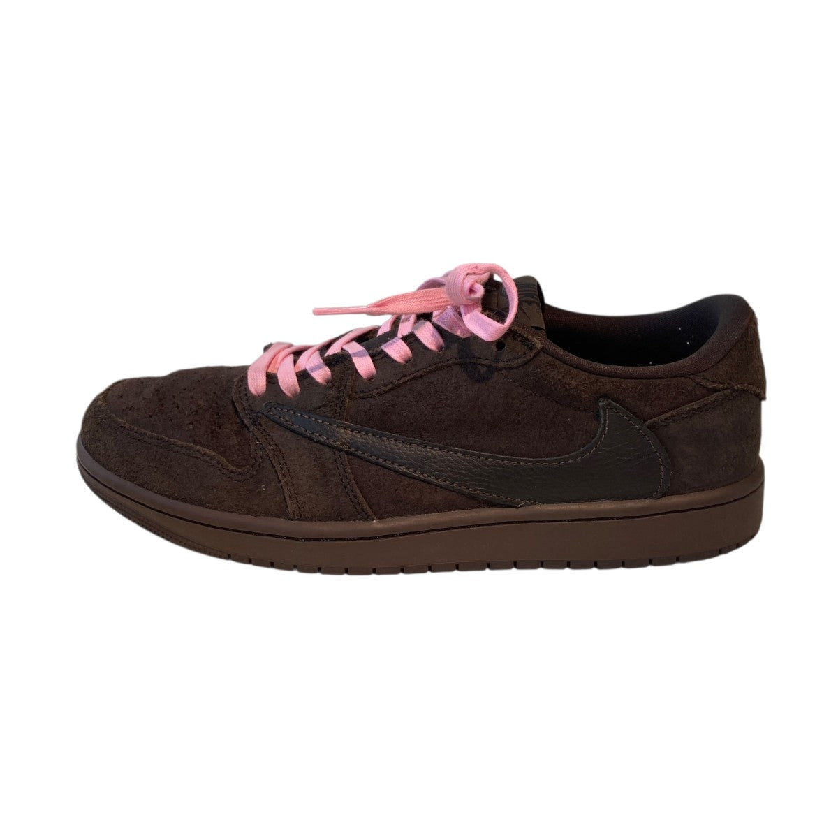 Travis Scott Air Jordan 1 Low OG SP Velvet Brown and Dark MochaローカットスニーカーDM7866-202