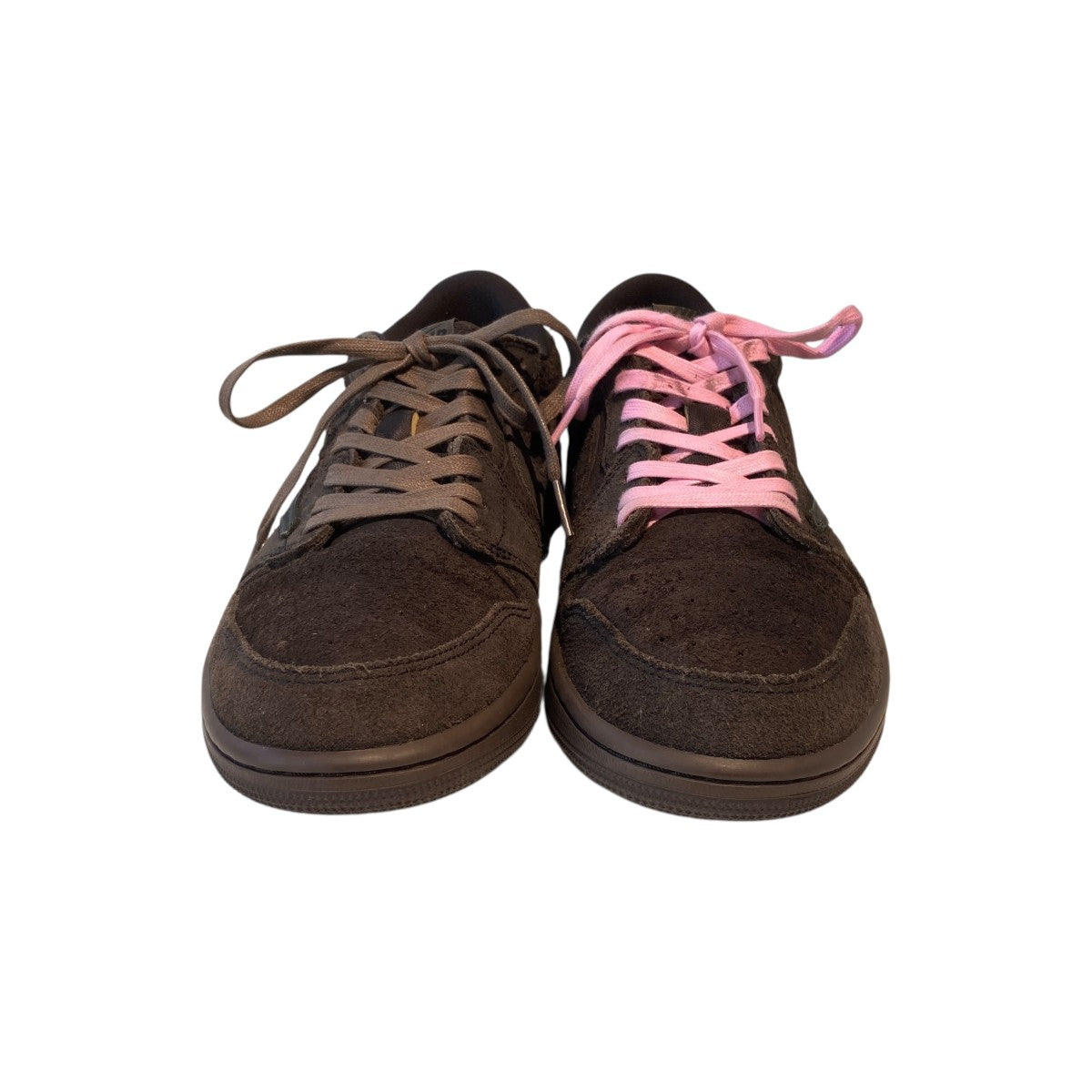 Travis Scott Air Jordan 1 Low OG SP Velvet Brown and Dark MochaローカットスニーカーDM7866-202