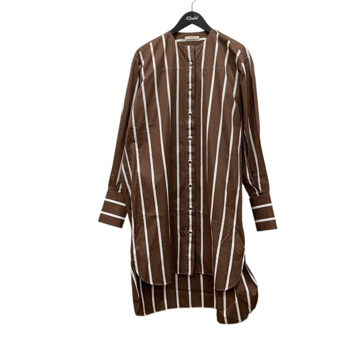 CELINE(セリーヌ) ストライプ柄フィービー期 ロングシャツ26Z92 26Z92