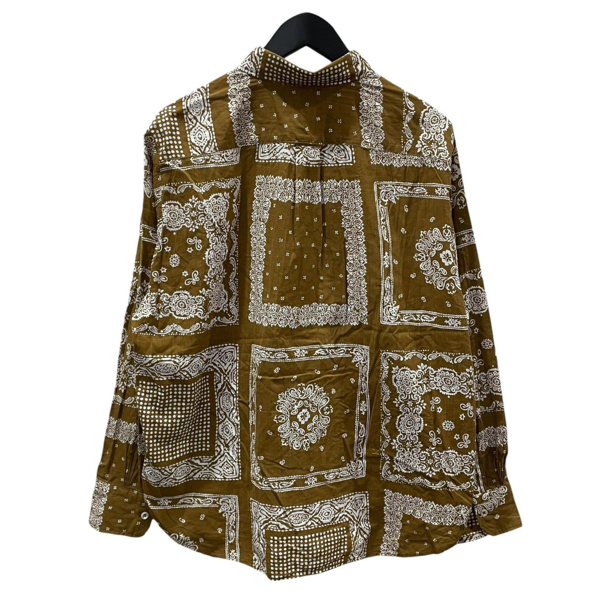 バンダナミックスプリントの908オーシャンちび襟シャツ 80830113