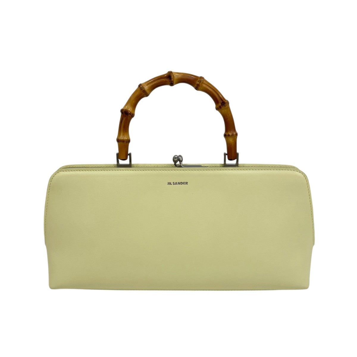 ジルサンダー　ハンガーセット JIL SANDER(ジルサンダー) GojiBambooハンドバッグ アイボリー