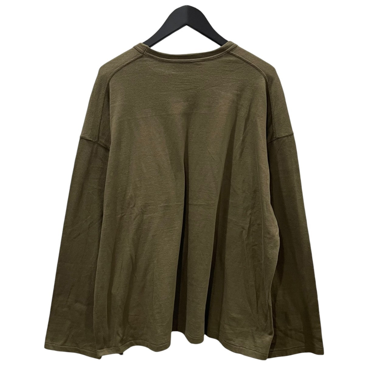 長袖カットソー C/R OVER CREWNECK LS T-SHIRT コットンレーヨン オーバークルーネック ロングスリーブティーシャツ ANC-CT74