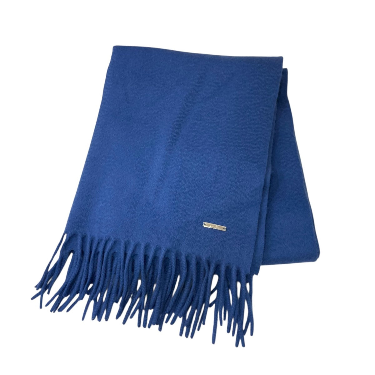 【未使用品】ロロ・ピアーナ　カシミヤ100% ダークブルー マフラー 未使用品】ロロ・ピアーナ カシミヤ100% ダークブルー マフラー