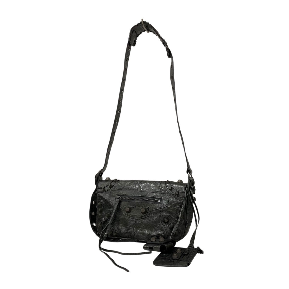 あ*い様 BALENCIAGA ブラックショルダーバッグ BALENCIAGA BAG - 本物 バレンシアガ BALENCIAGA ザ