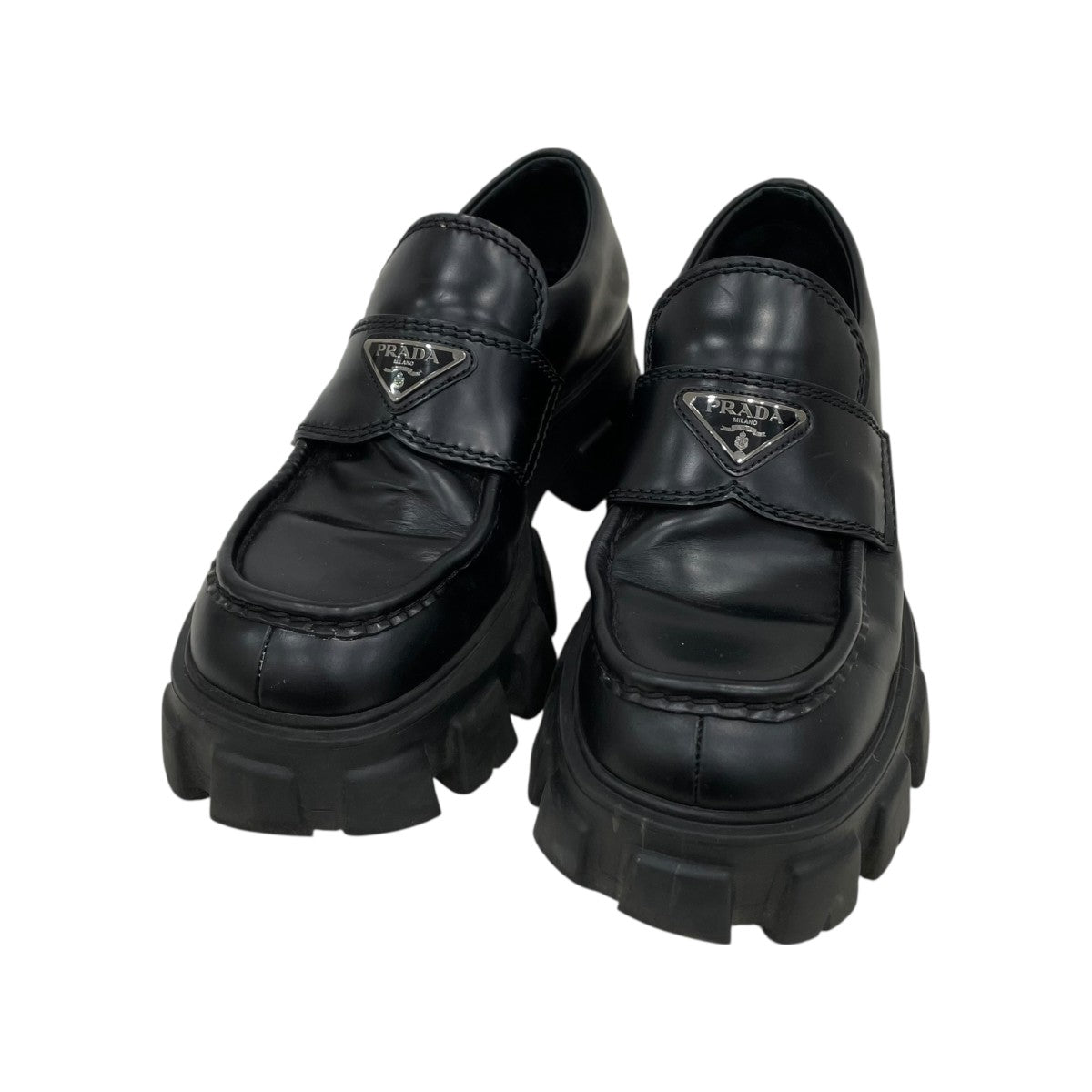 PRADA(プラダ) モノリス厚底ローファー2DE129 2DE129 ブラック サイズ