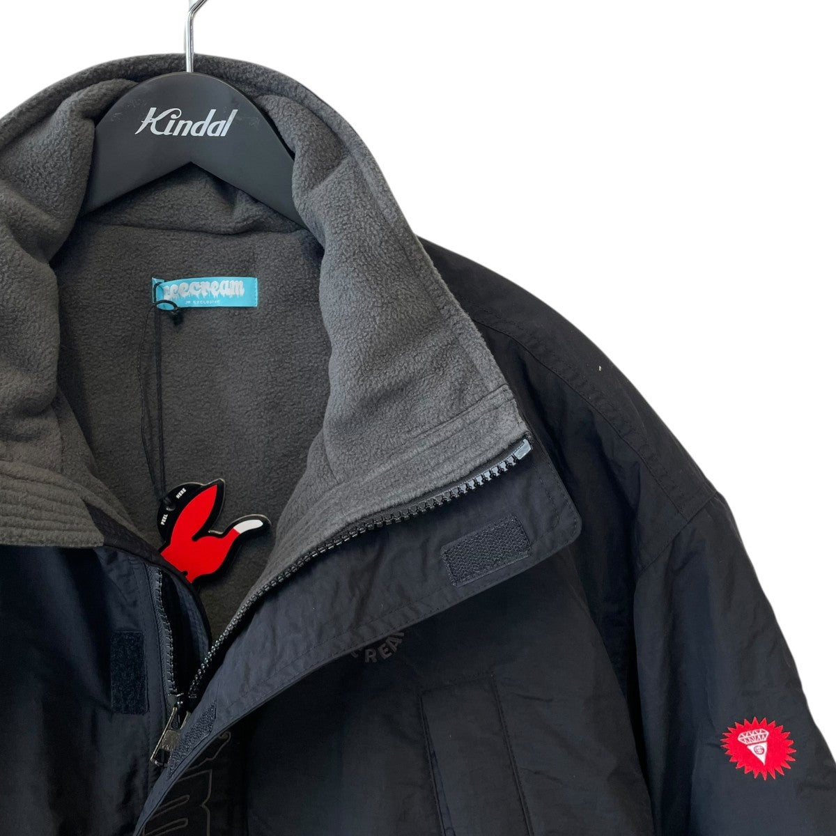 カインドオルオンライン EMBROIDERED LOGO NYLON COAT中綿コートICEJP253X002 古着・中古-3枚目のアイテム画像