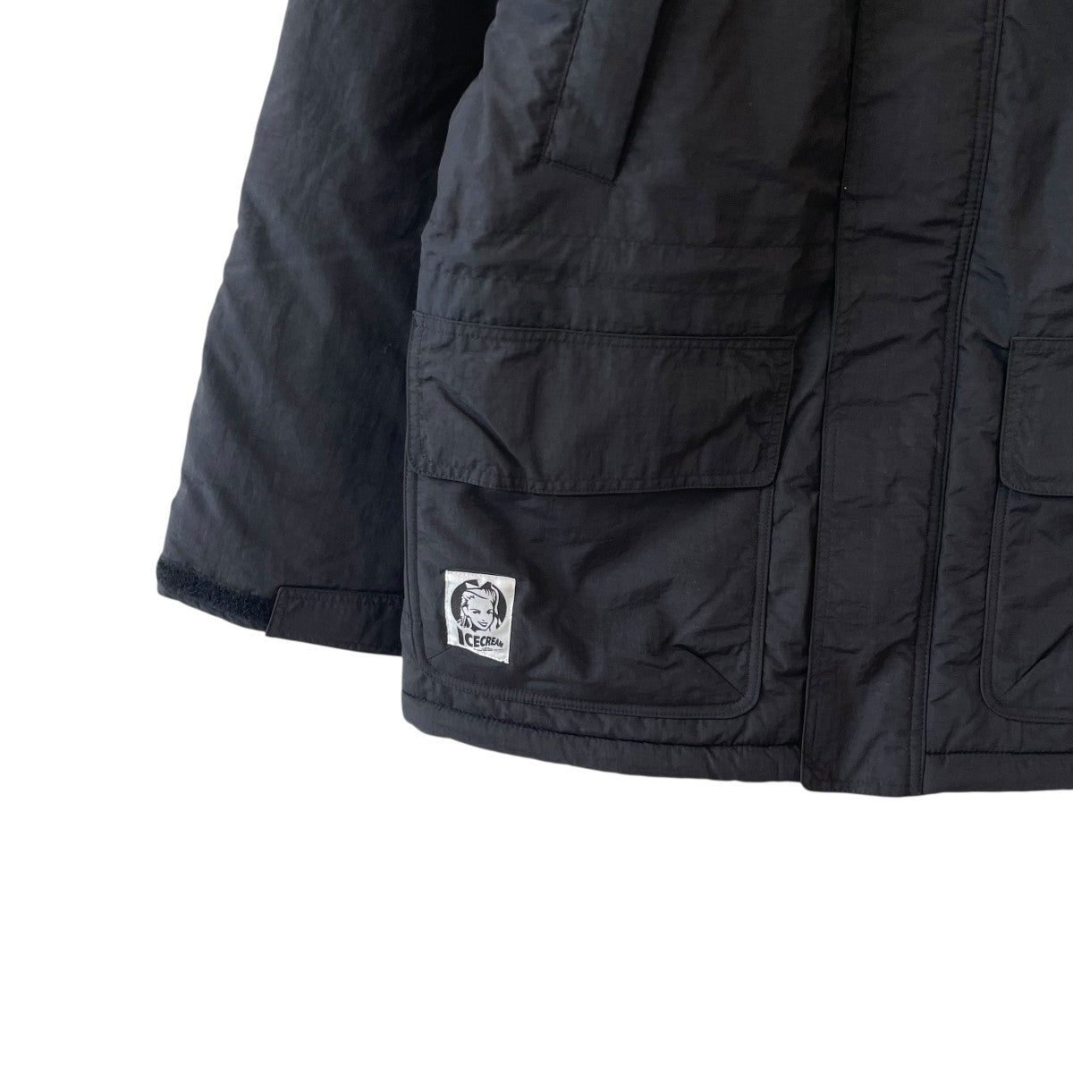 カインドオルオンライン EMBROIDERED LOGO NYLON COAT中綿コートICEJP253X002 古着・中古-4枚目のアイテム画像