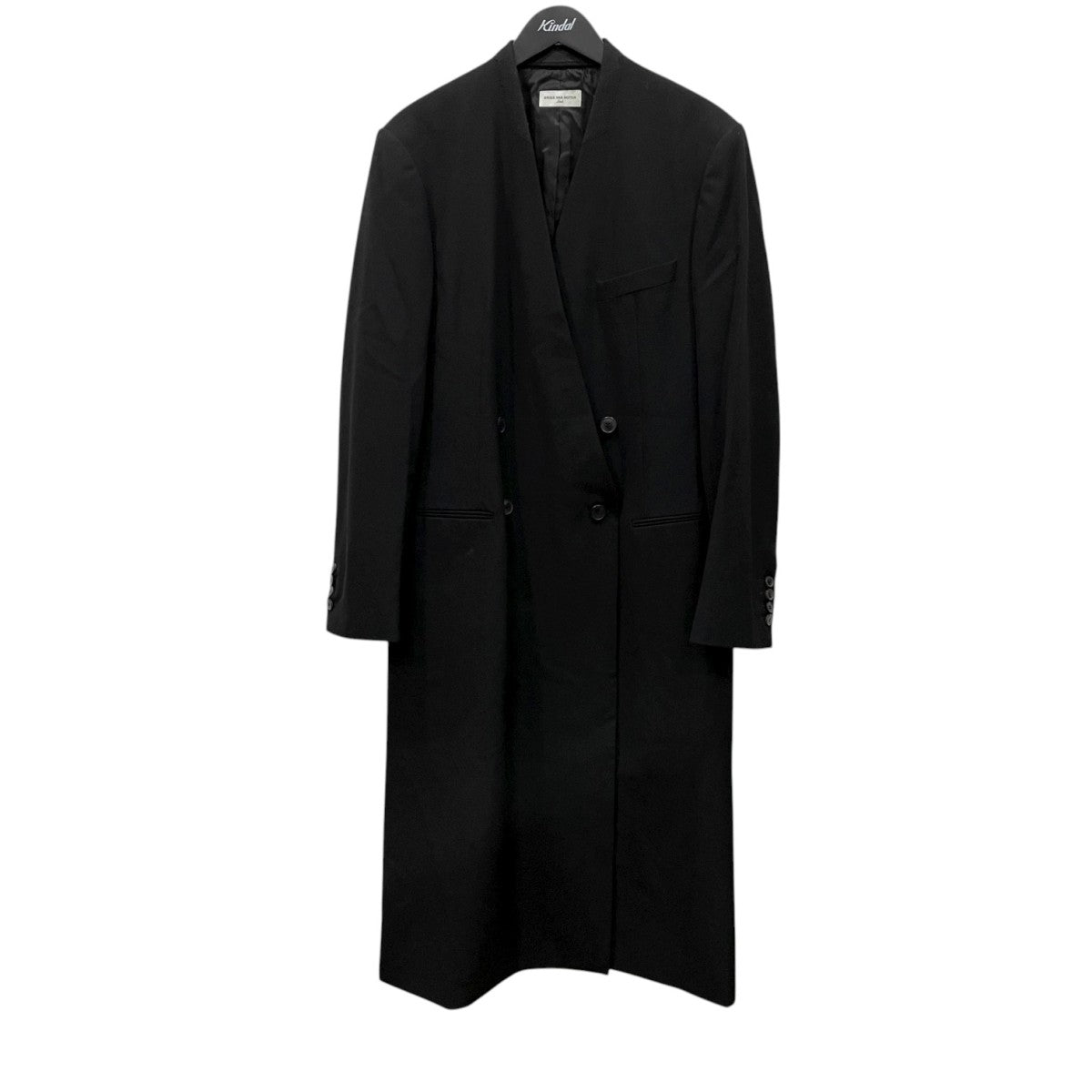 Dries Van Noten ドリス・ヴァン・ノッテン ロングコート DRIES VAN NOTEN(ドリスヴァンノッテン) ロングコート ブラック サイズ