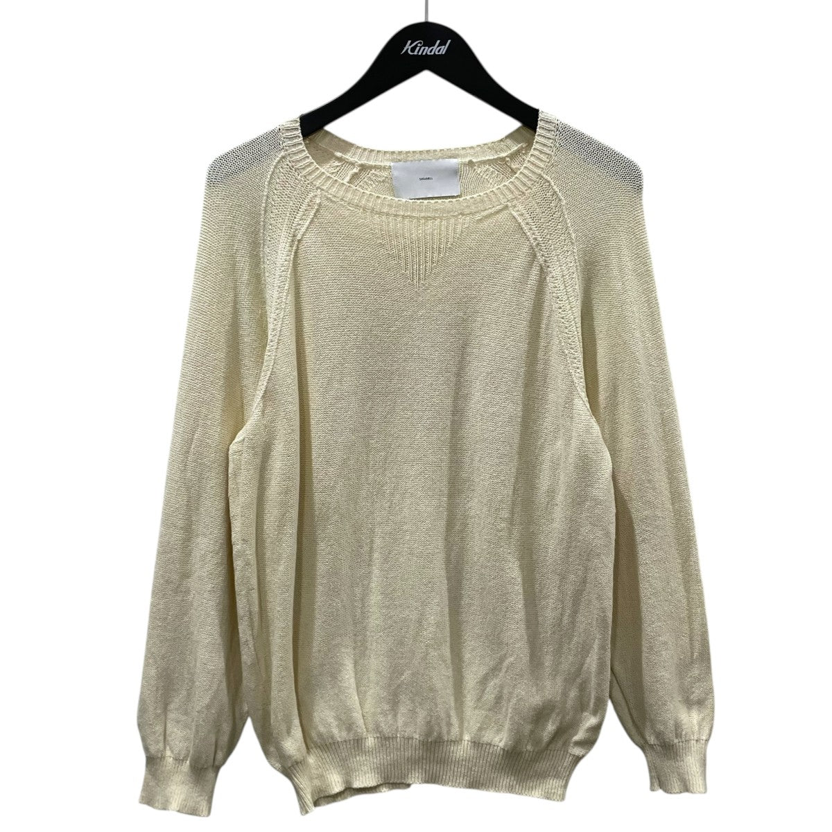 ニット/セーター sugarhill Cotton Long Sleeve Knit SUGARHILL(シュガーヒル) 22SS コットンニットセーター COTTON LONG