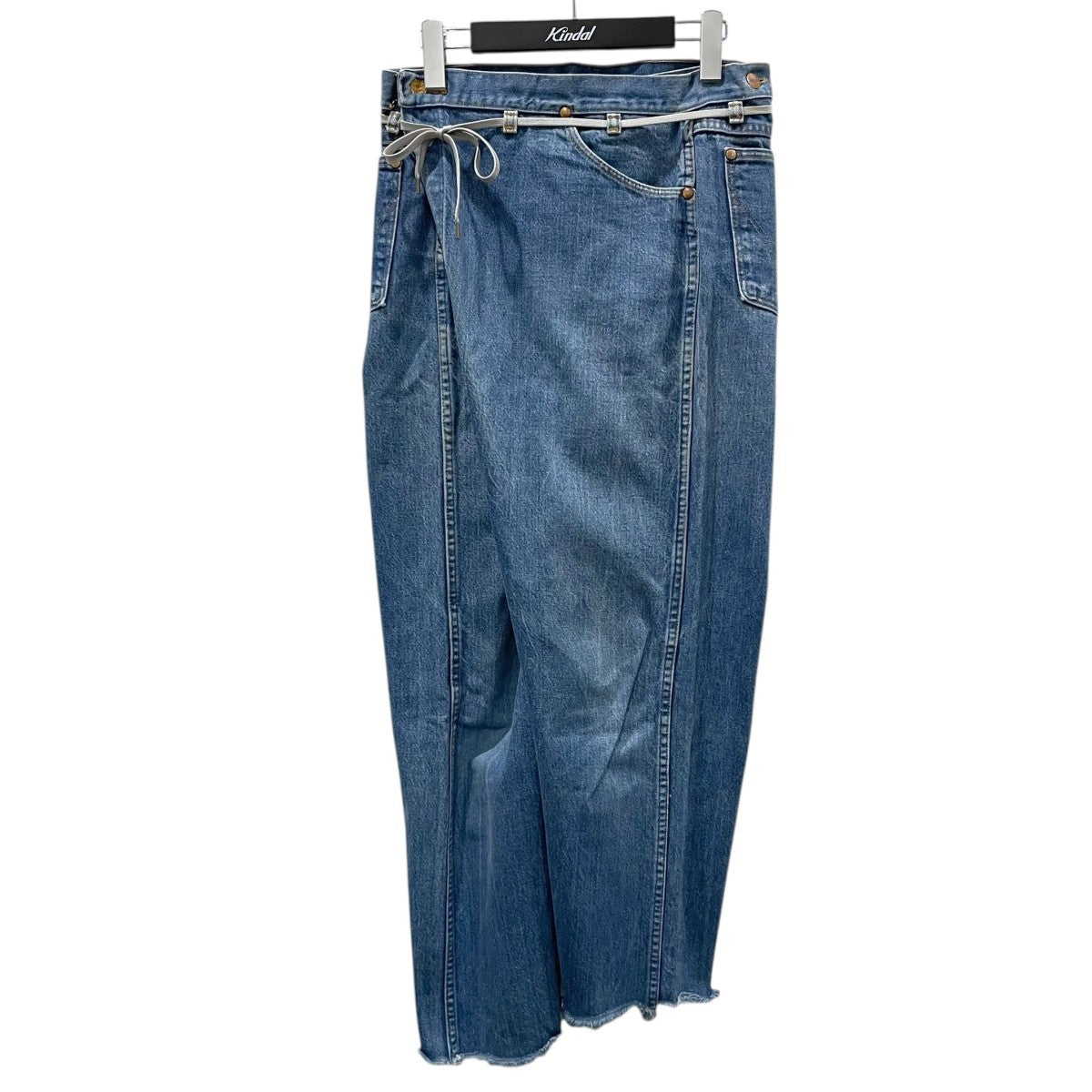 ［美品］MAISON EUREKA ヴィンテージリワークバギーデニムパンツ MAISON EUREKA - VINTAGE REWORK BIGGY PANTS / S＜デニムパンツ