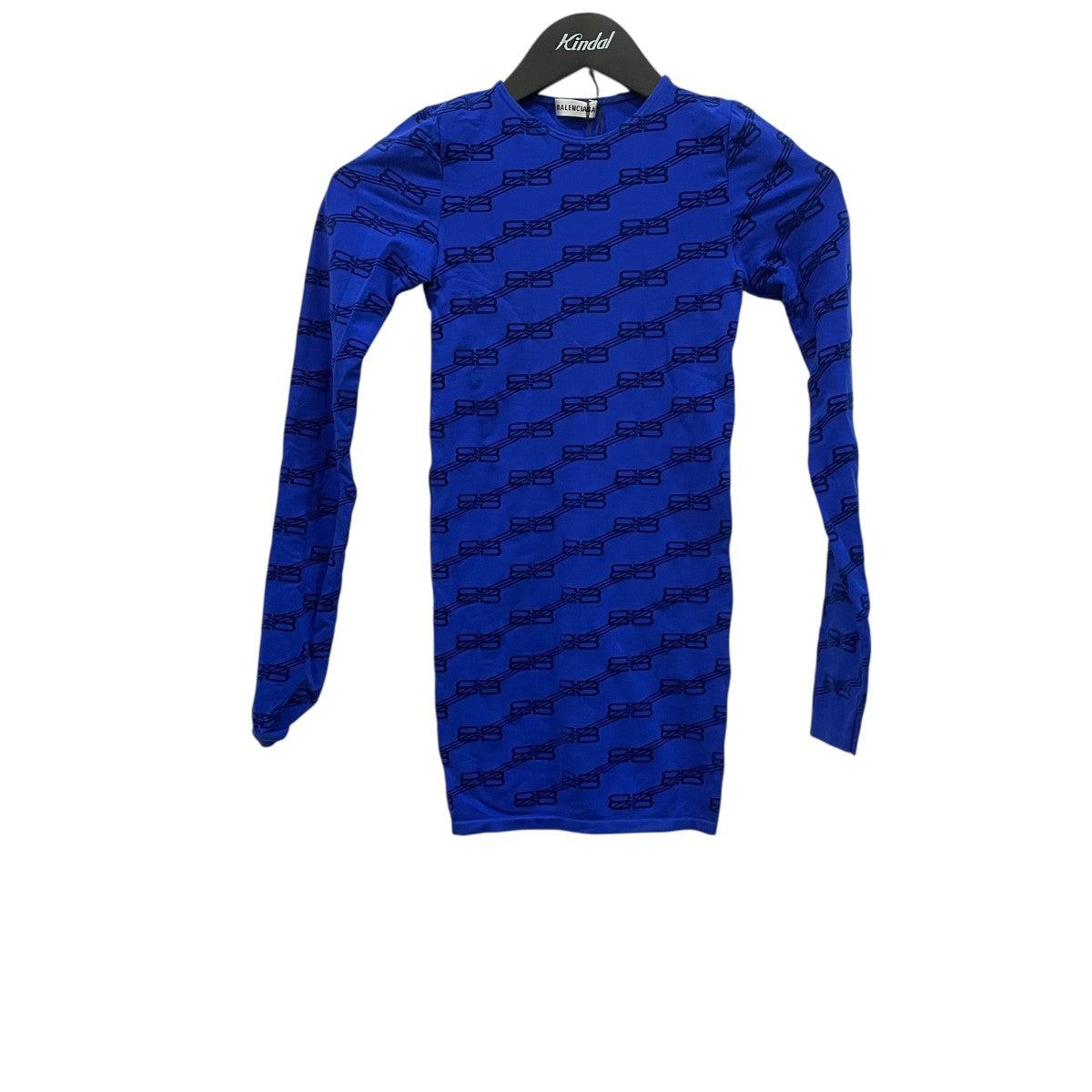BALENCIAGA(バレンシアガ) TOP BB MONOGRAM FLOCK長袖カットソー600879 