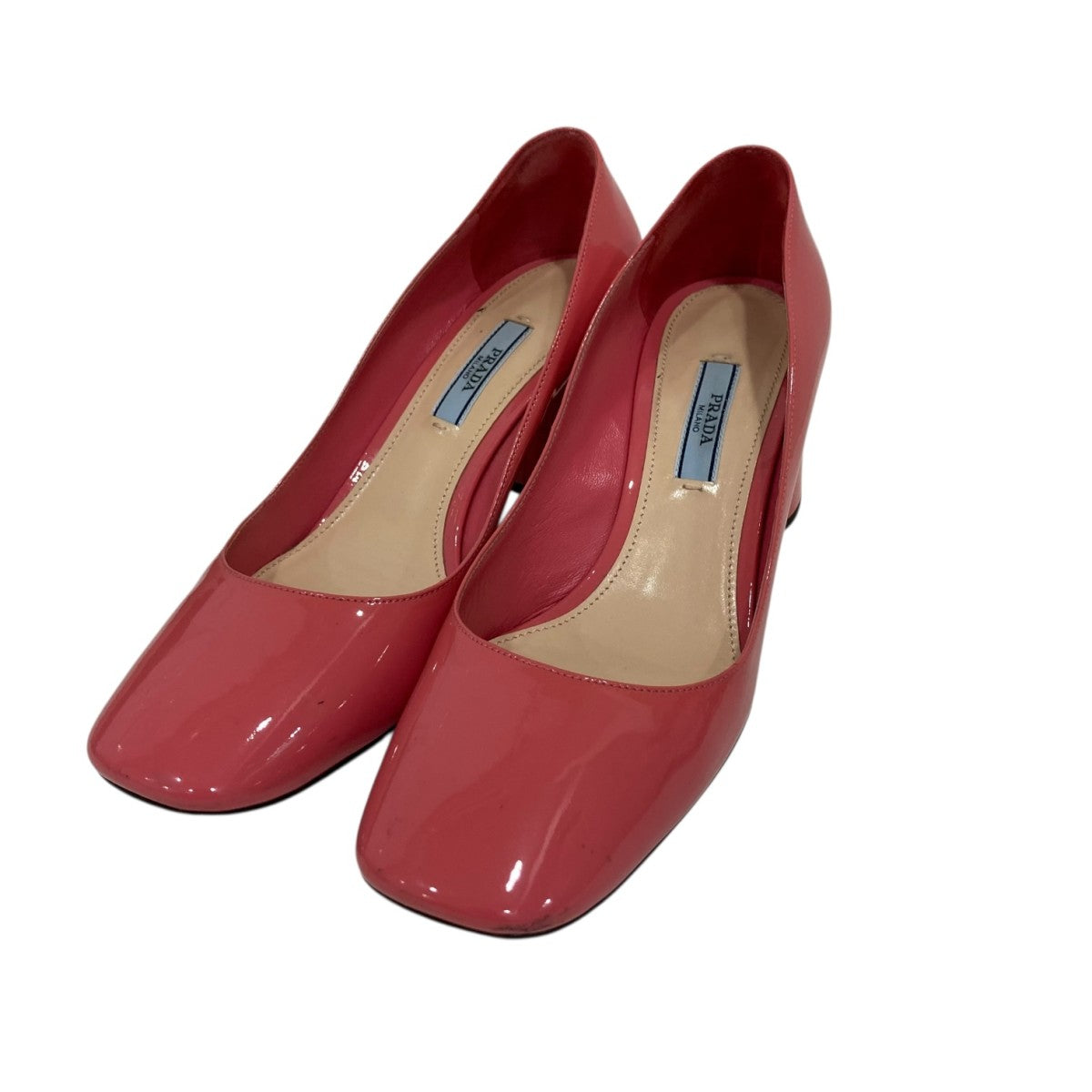PRADA(プラダ) ヒールパンプス ピンク サイズ 37 1/2｜【公式