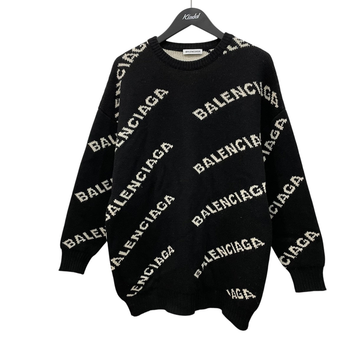 BALENCIAGA★ニット、最終値下げ！ BALENCIAGA(バレンシアガ) 厚手ニット ブラック サイズ 38｜【公式