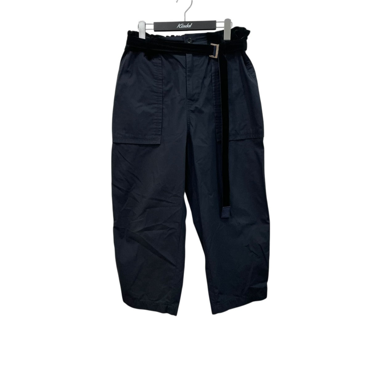 KEISUKさま専用　【新品未使用】sacai CottonChinoPants sacai(サカイ) Cotton Oxford PantsSCM-039 SCM-039 ネイビー サイズ 2