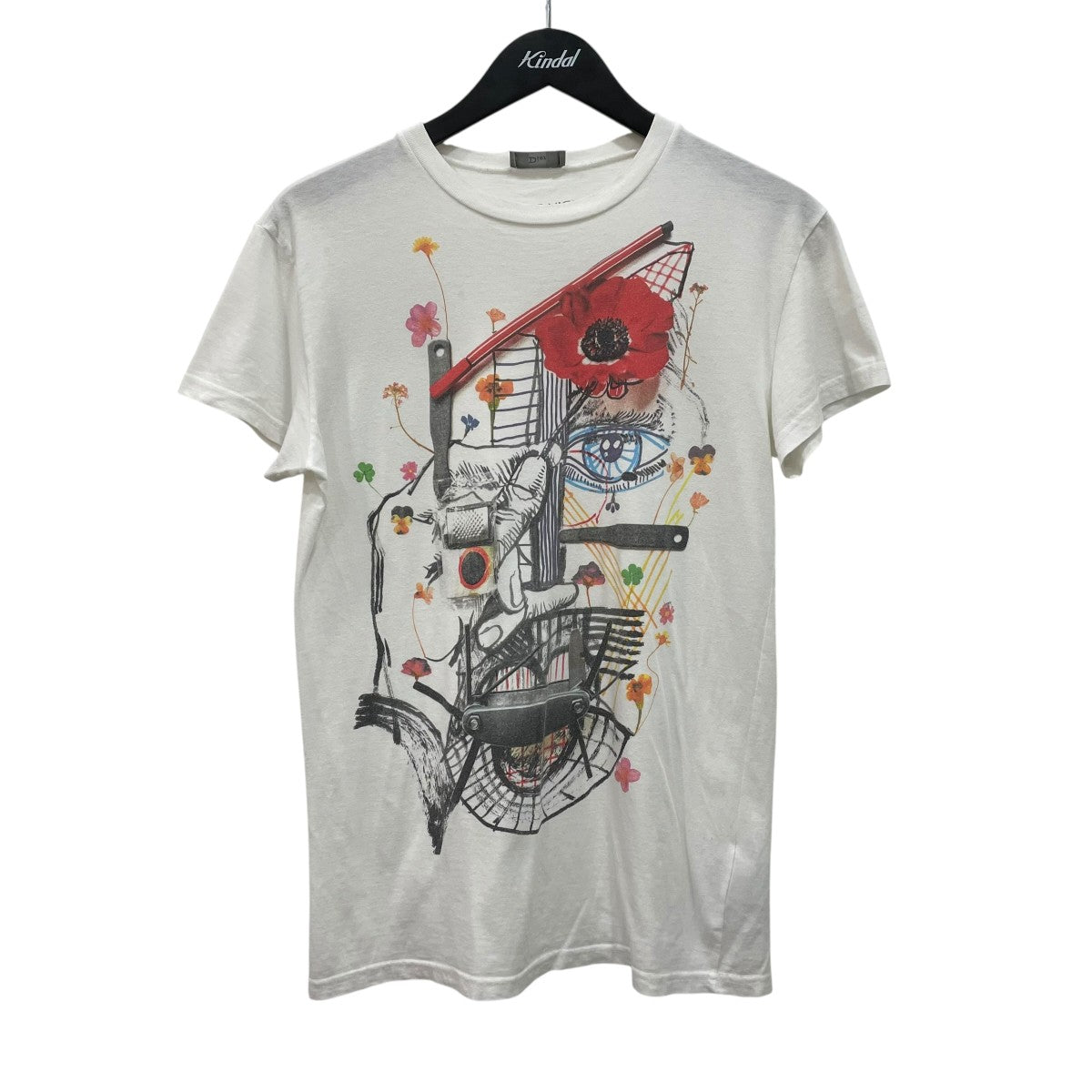DIOR(ディオール) プリントTシャツ333J660I7711 333J660I7711 ホワイト