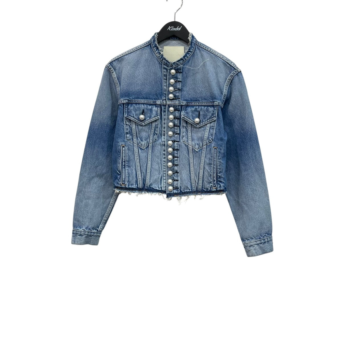 CINOH(チノ) デニムパールボタンジャケット 25WJK003 25WJK003 ブルー