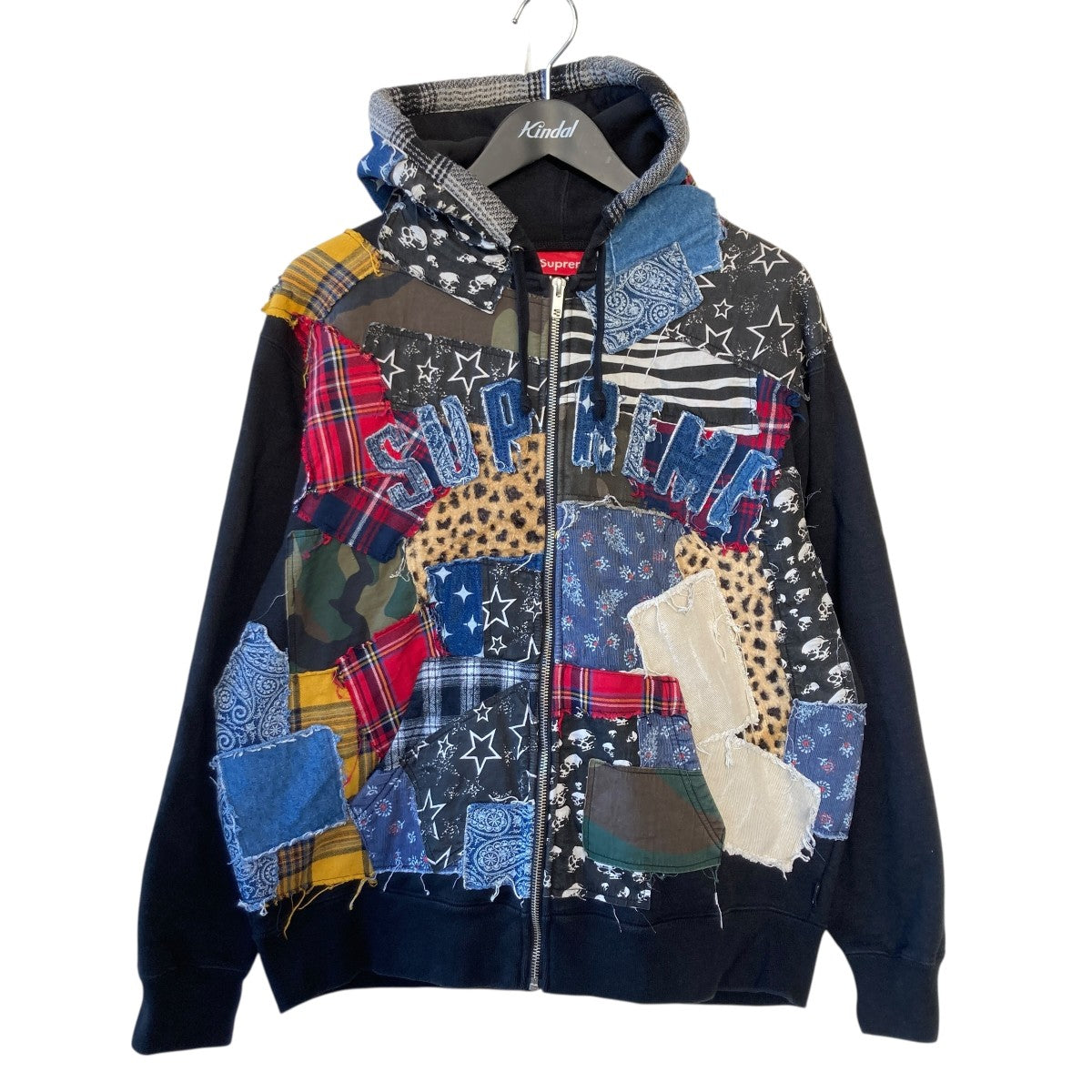 Supreme(シュプリーム) 21AWPATCHWORK ZIP UP HOODEDパッチワーク