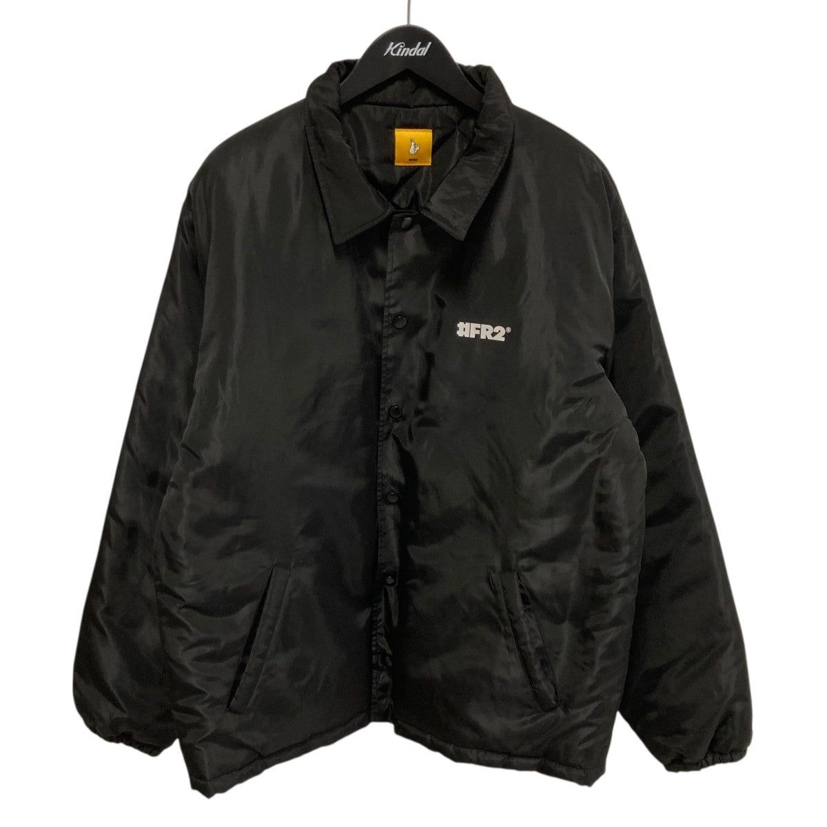 c*★様 FR2ゴルフ♡ジャケット♡エフアールツー♡汚れあり FR2(エフアールツー) Coach Jacket中綿ジャケット ブラック サイズ L