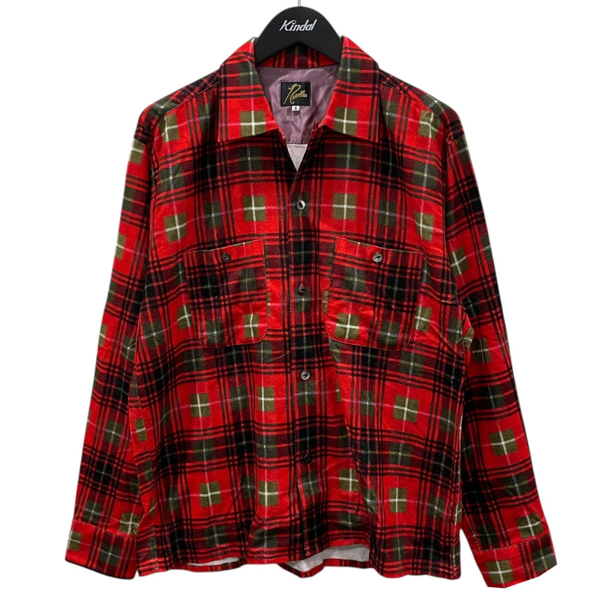 22AW チェック柄シャツ One-Up Shirt R/C FLANNEL CLOTH / PRINTED ワンナップ シャツ レーヨンコットン フランネル クロス LQ153