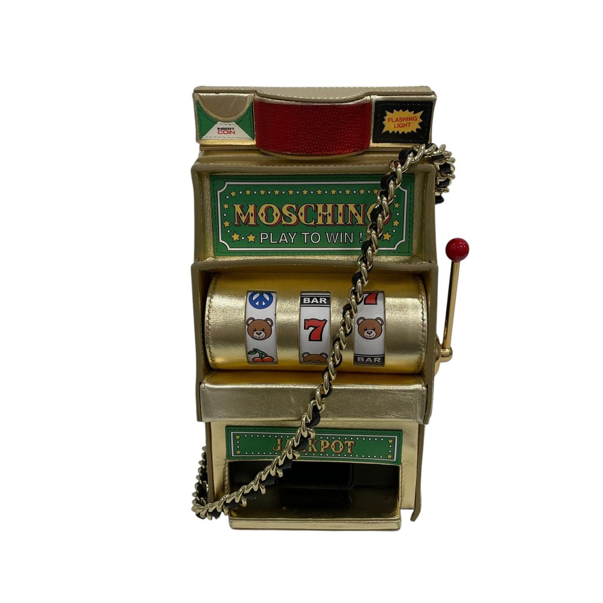 なおきん商店専用 MOSCHINO(モスキーノ) Slot Machine Bag ショルダーバッグ ブラック