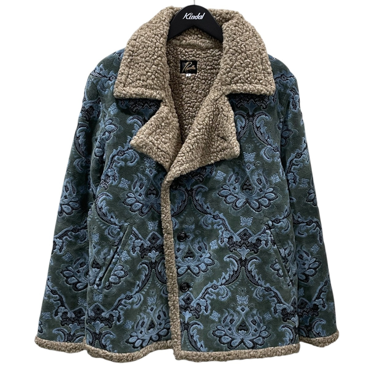 Needles(ニードルズ) 22AW ダブルライダースジャケット ダマスク