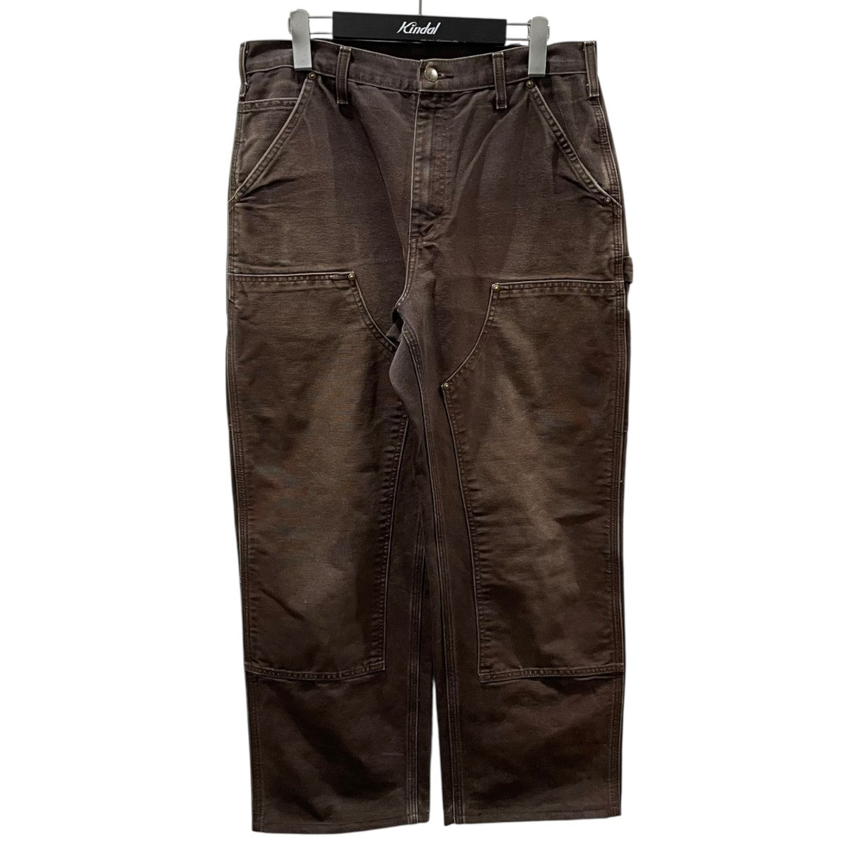 ダブルニーパンツ WASHED-DUCK DOUBLE-FRONT WORK DUNGAREE ウォッシュド ダック ダブルフロント ワークダンガリー B136