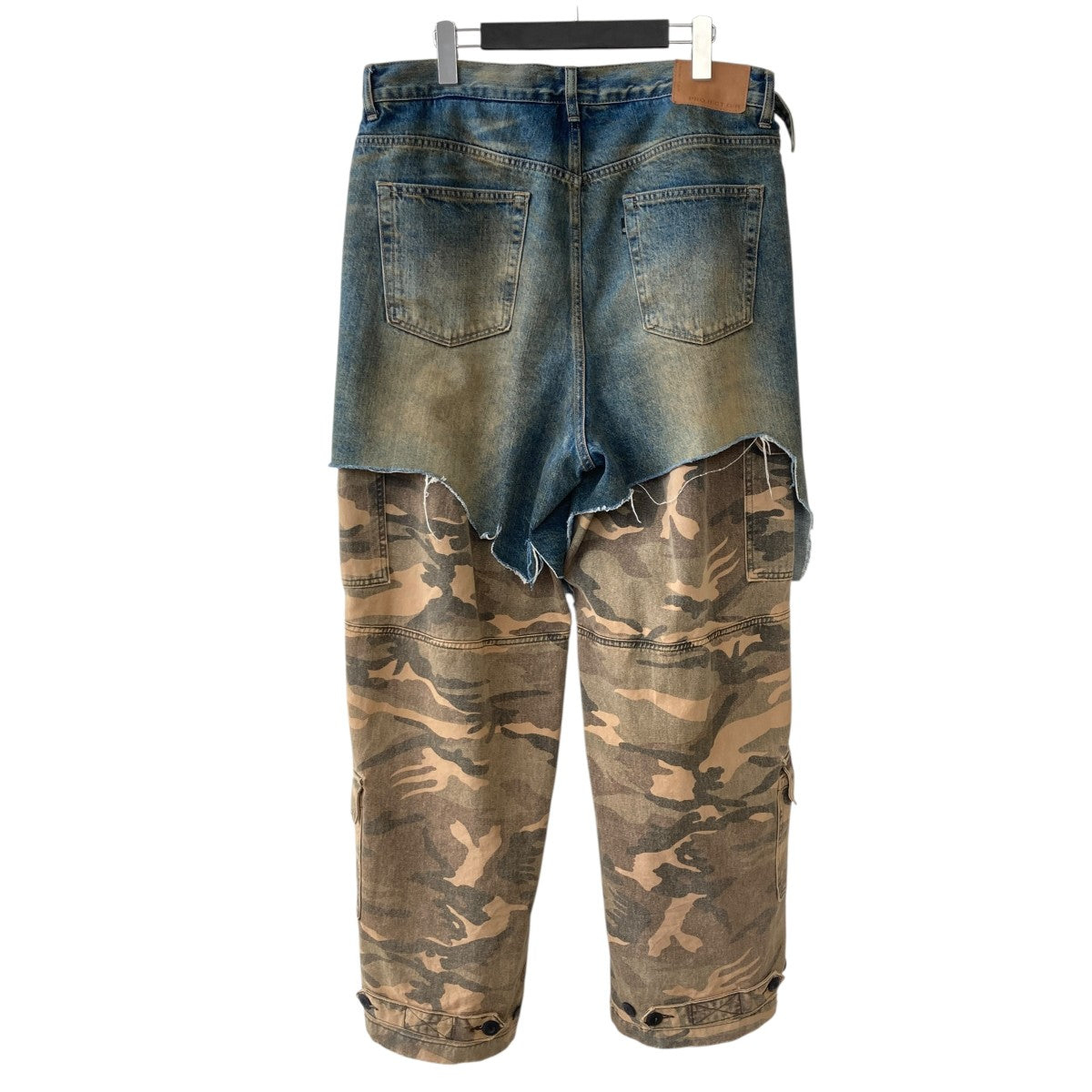 レイヤードカーゴパンツ