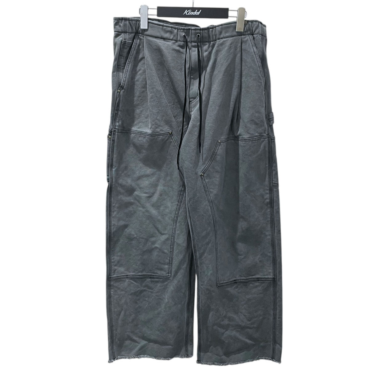 N．HOOLYWOOD(エヌハリウッド) 25AW 加工ダブルニーワークパンツ TUCK