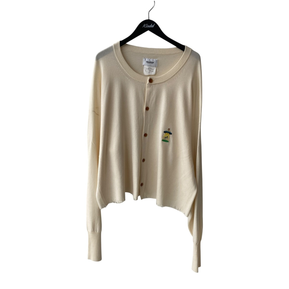 doublet(ダブレット) MILK FIBER OVERSIZED CARDIGANカーディガン