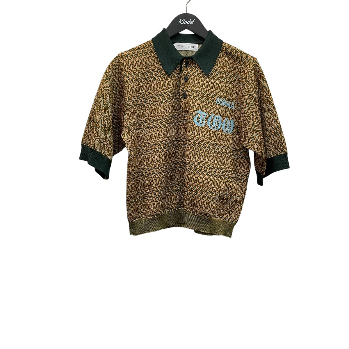 TOGA ARCHIVES TOO(トーガ アーカイブス トゥ) Logo knit polo shirt