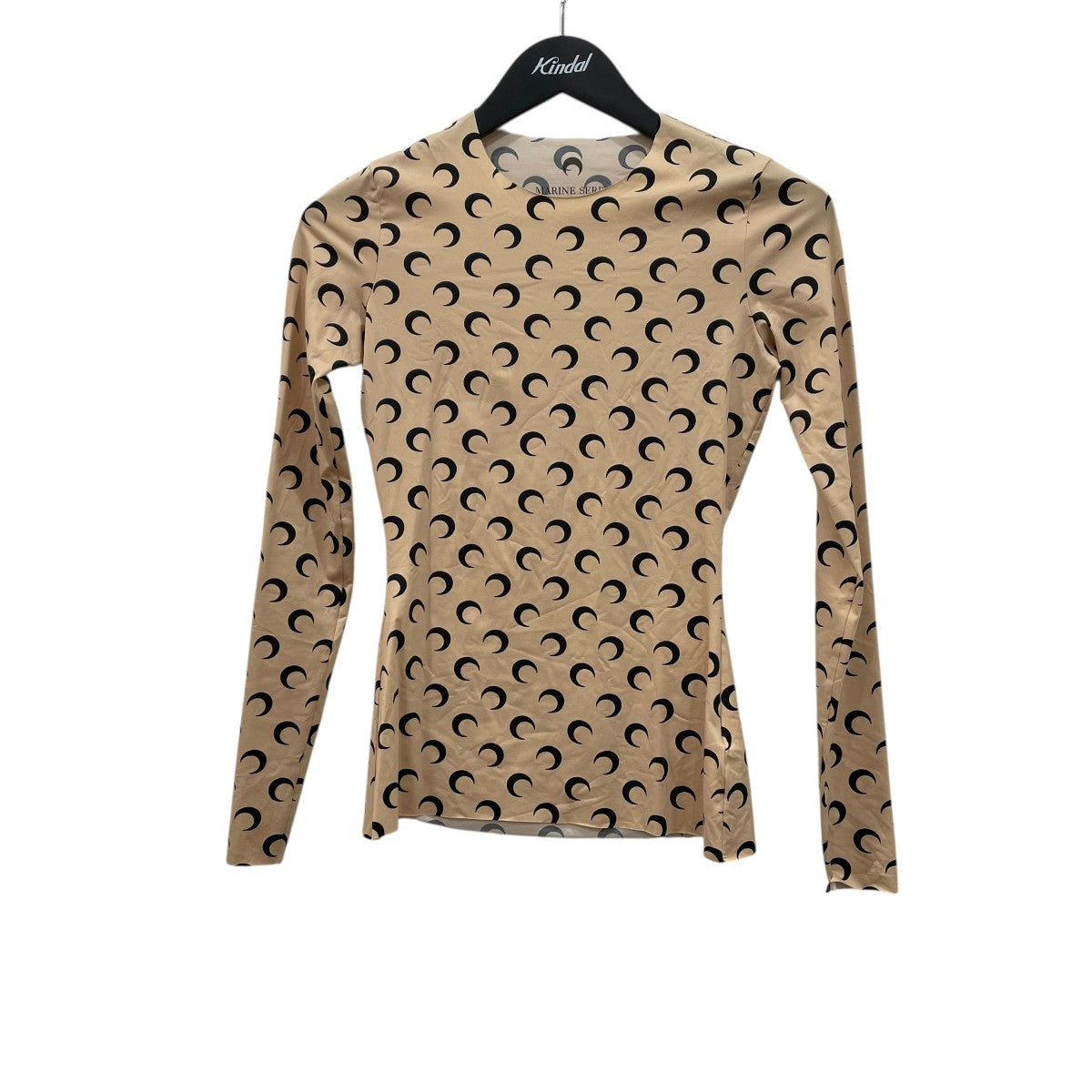 marine serre(マリーンセル) ブラウス ブラック×ベージュ サイズ S