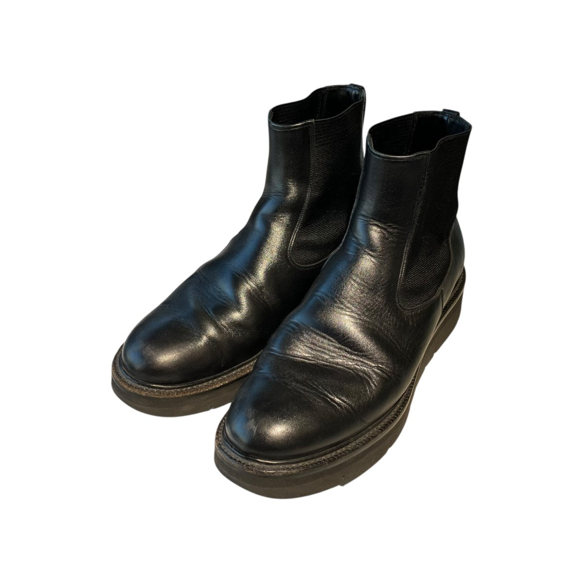 foot the coacher BRITISH SIDEGORサイドゴアブーツ ブラック サイズ 8