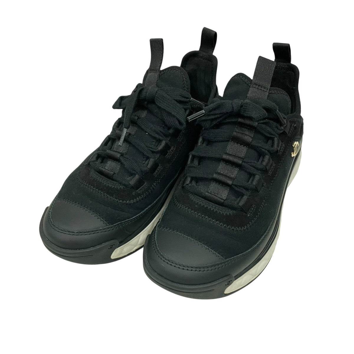 CHANEL(シャネル) ローカットスニーカーG35617 G35617 ブラック サイズ 