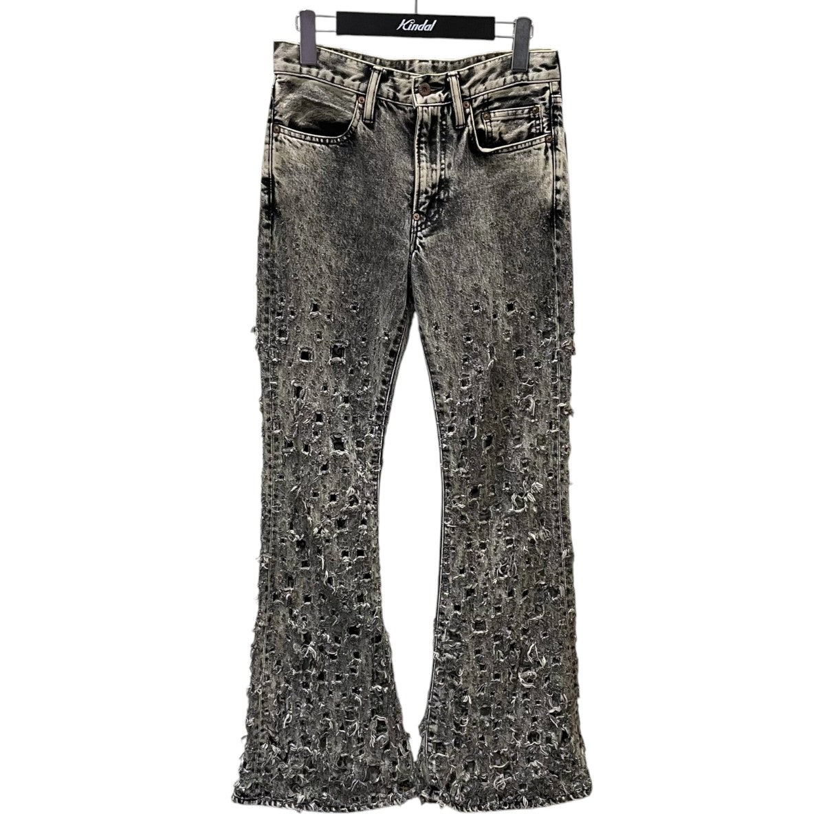 SUGARHILL(シュガーヒル) 24SS 加工フレアエデニムパンツ CRASHED 