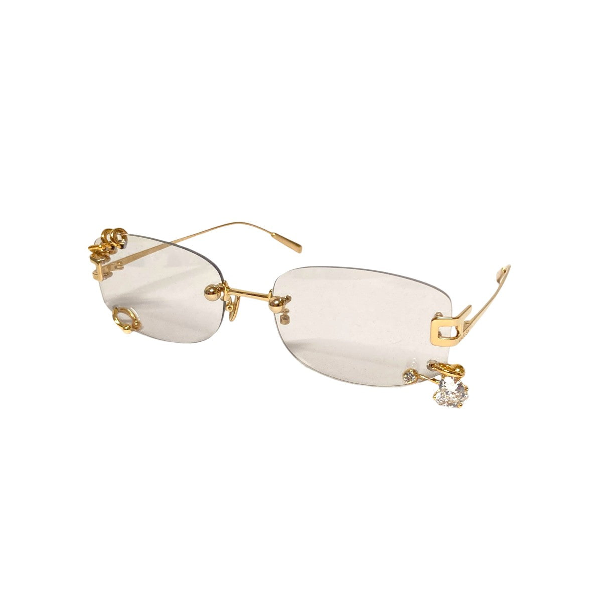 AMBUSH(アンブッシュ) Pierced Sunglasse装飾サングラス12114551