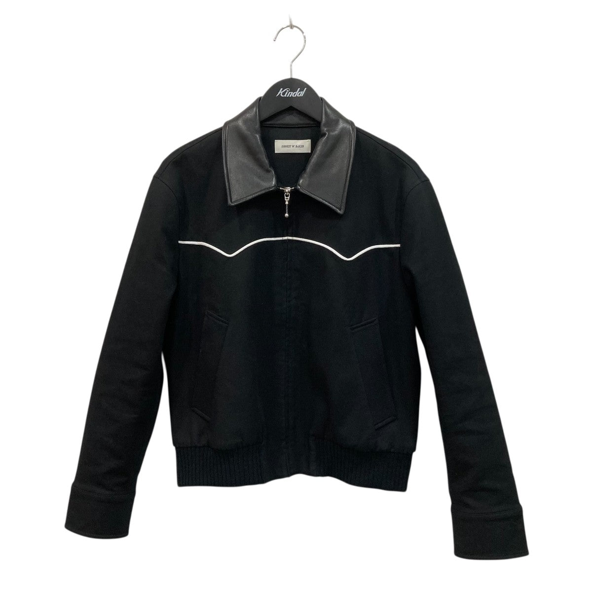 WESTERN TRACK JACKET BLKジップジャケット