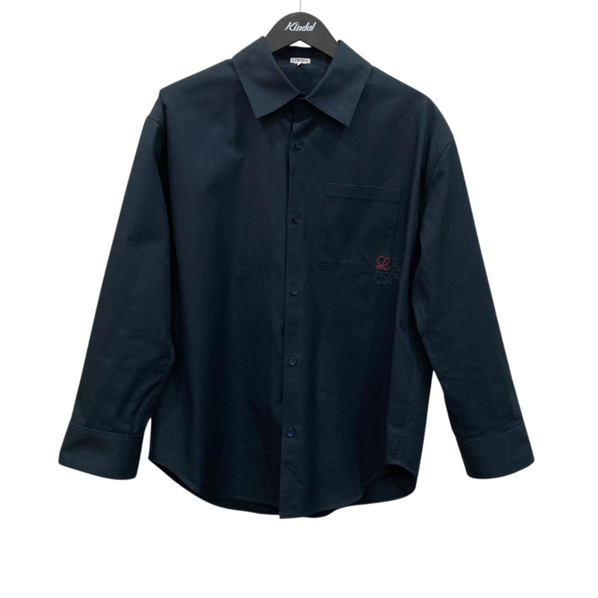 LOEWE 長袖シャツ　メンズ 37 LOEWE(ロエベ) 26SS長袖シャツ ネイビー サイズ 37｜【公式】カインド