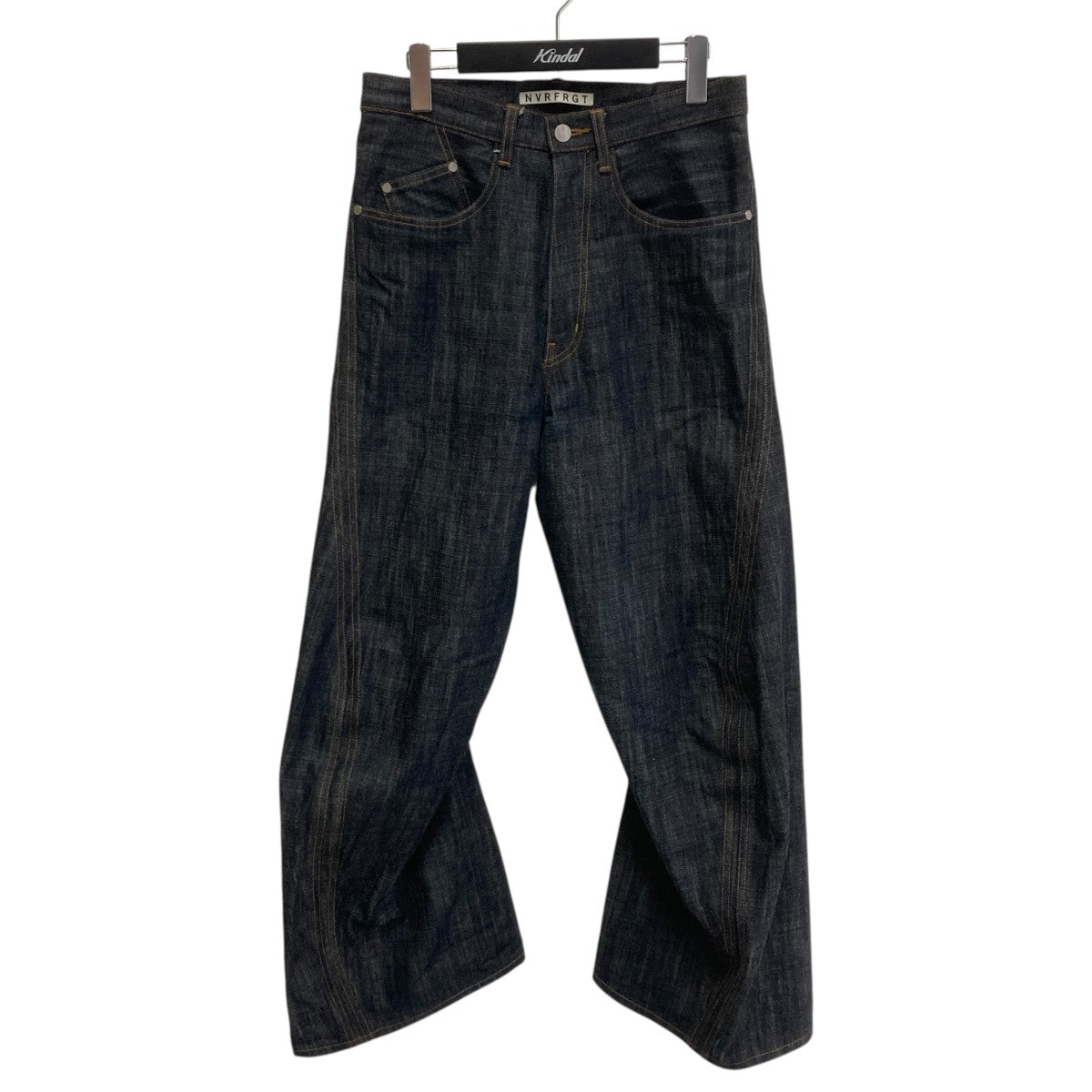 NVRFRGT(ネバーフォーゲット) 3D TWISTED WIDE LEG JEANSデニムパンツ