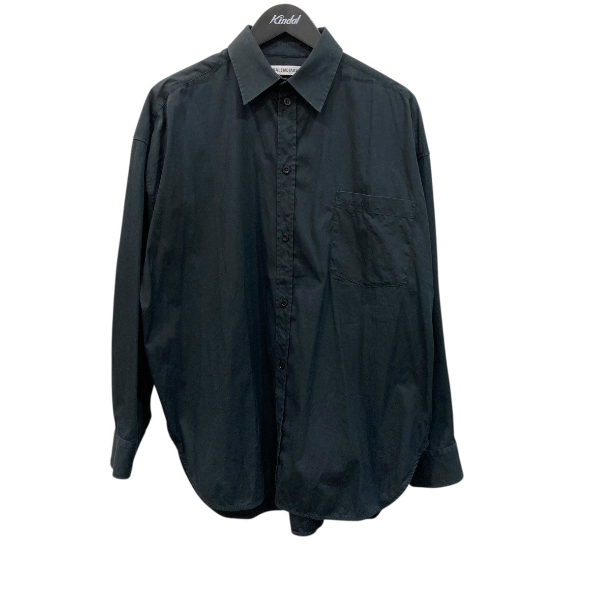 BALENCIAGA バレンシアガ シャツ ブラック BALENCIAGA(バレンシアガ) シャツ ブラック サイズ 38｜【公式