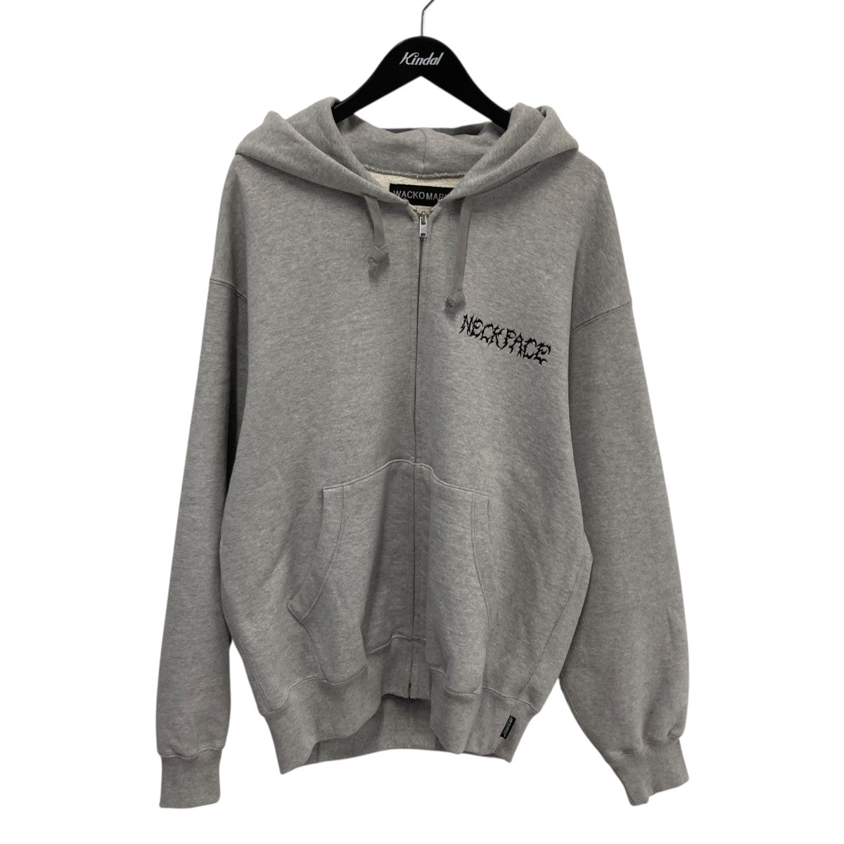 灰L【WACKOMARIA】HEAVY HOODED／新品タグ付／送料込 WACKO MARIA(ワコマリア) 26SSHEAVY WEIGHT FULL ZIP HOODED SWEAT