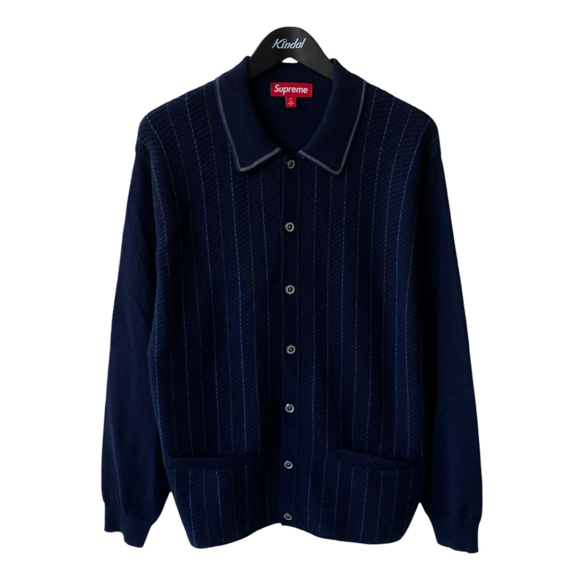 Supreme(シュプリーム) 25SSHerringbone Cardiganニットポロシャツ