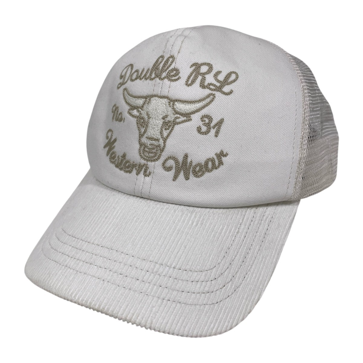 刺繍キャップ Corduroy-Bill Twill Trucker Cap コーデュロイビル ツイル トラッカー キャップ