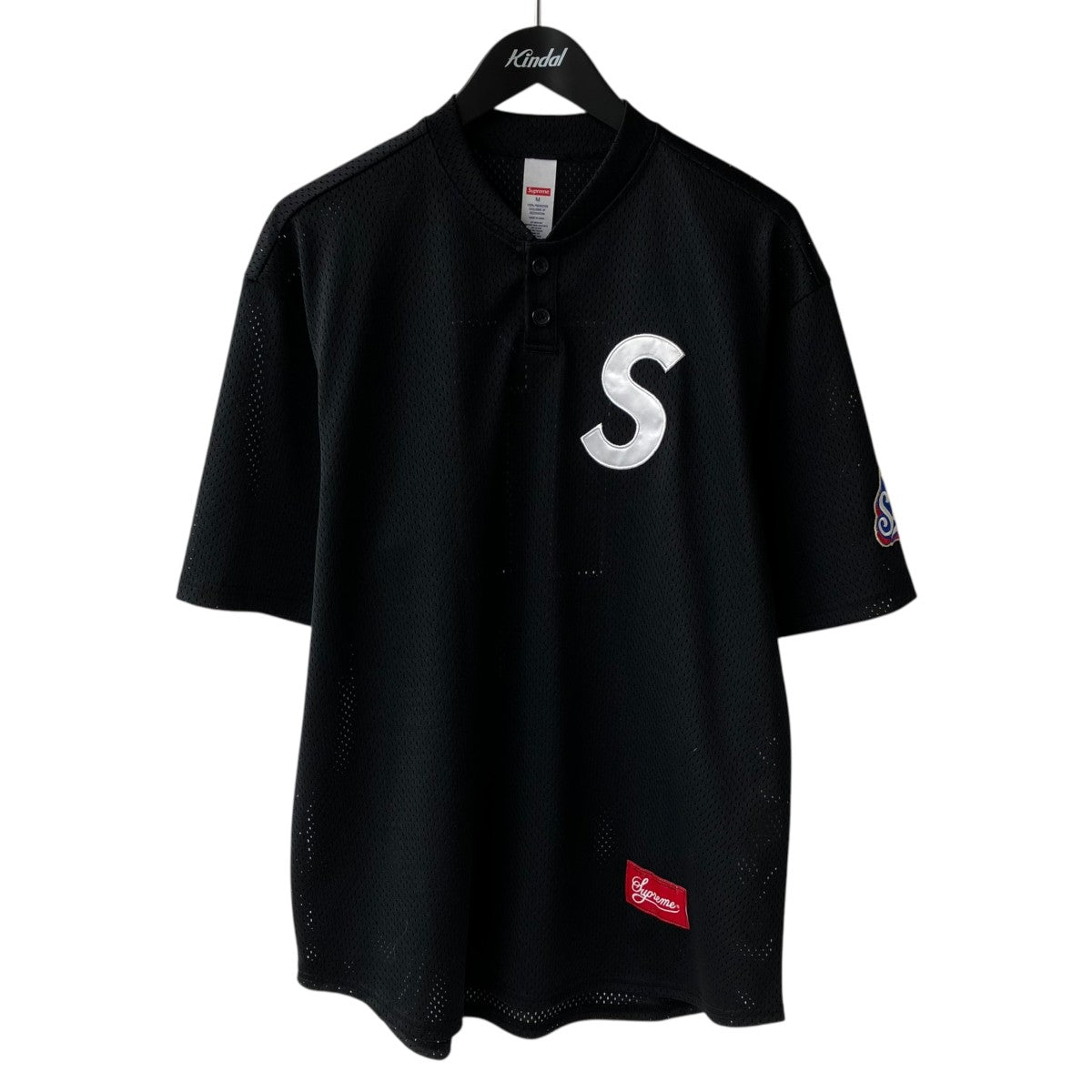 25SSS Logo Baseball Henley半袖Tシャツ