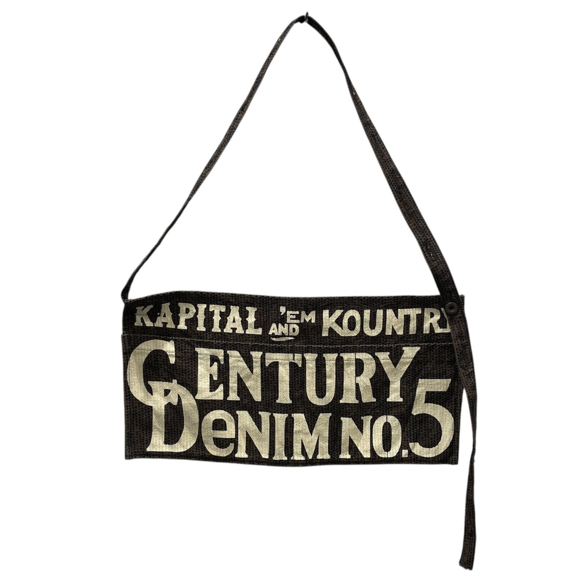 KAPITAL(キャピタル) 18SS 刺し子エプロン Century Denim No．5 2Way
